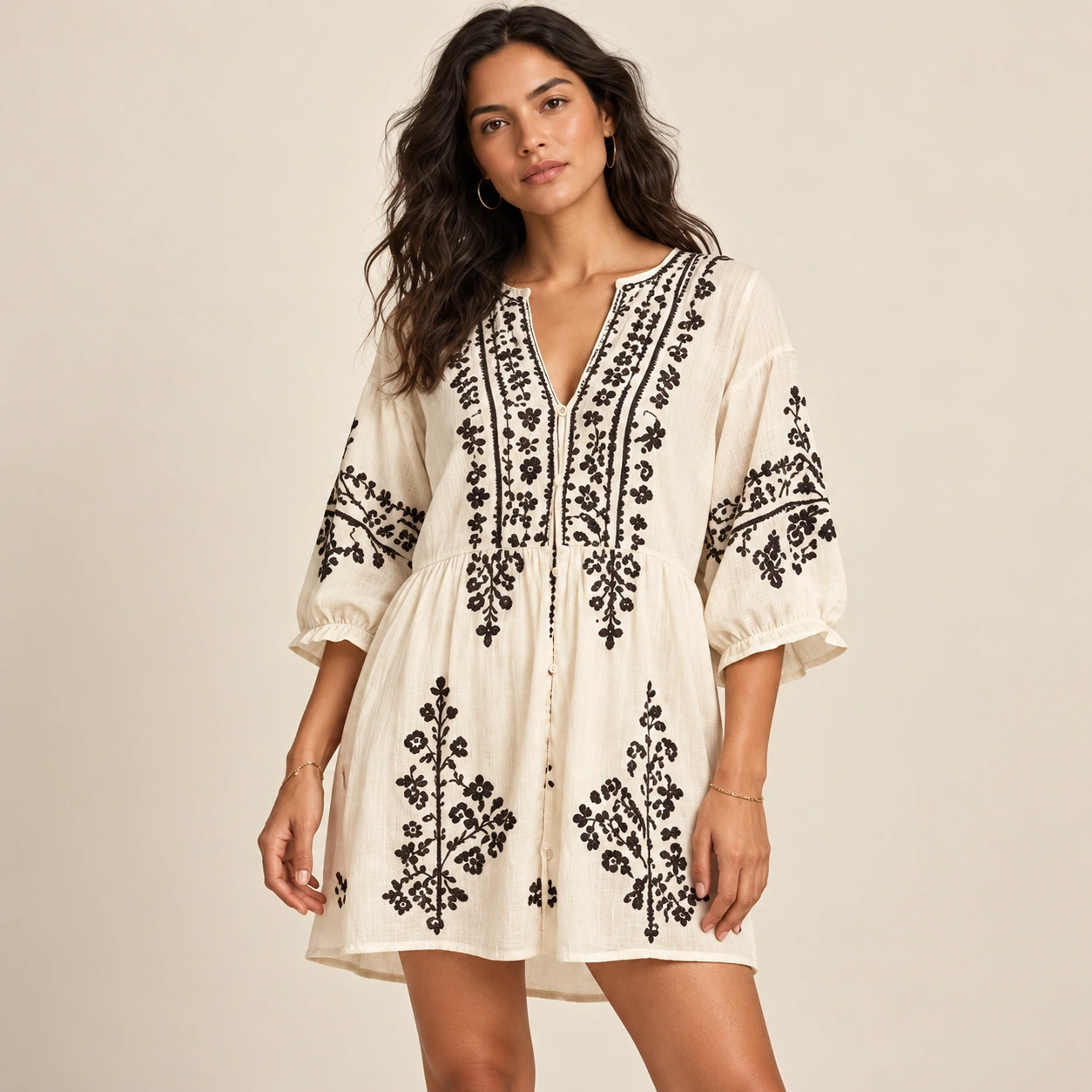 Serene Draped Dress